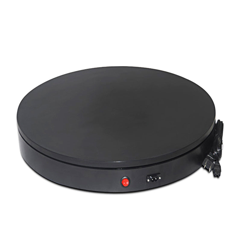 Versatile Heavy-Duty Rotating Christmas Tree Stand, Φ40 cm - CTS-T2 Turntable with Built-In Outlet, 30kg Capacity